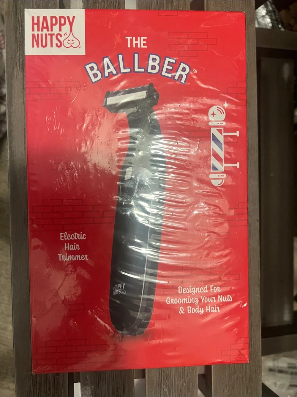 Happy Nuts The Ballber Electric Hair Trimmer - Red